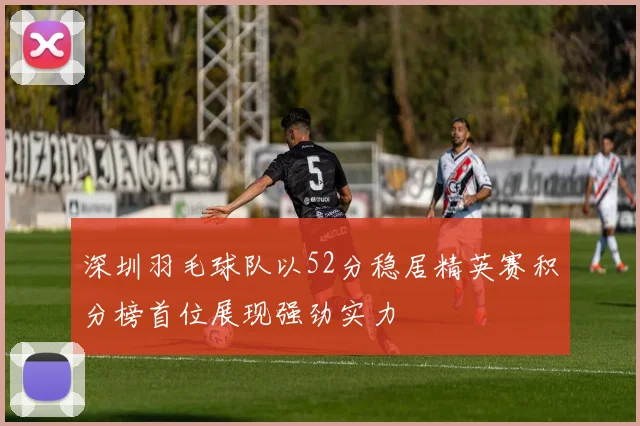 深圳羽毛球队以52分稳居精英赛积分榜首位展现强劲实力